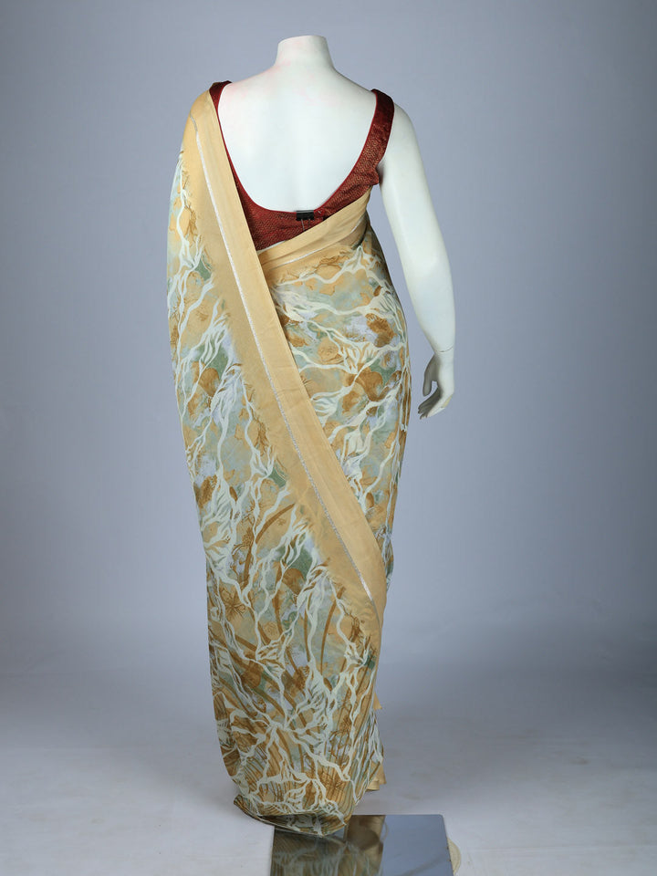 Digital Printed Georgette Saree