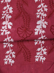 Printed Cotton Blend Unstitched Suit With Dupatta