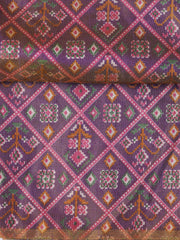 Printed Chanderi Unstitched Suit With Dupatta