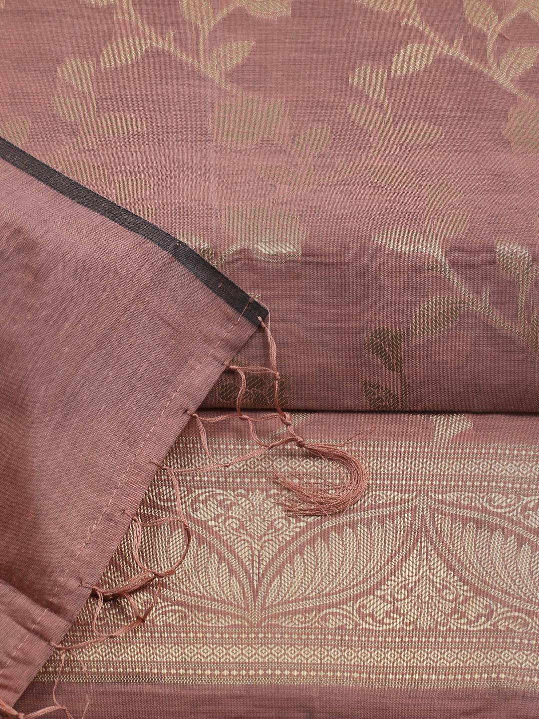 Woven Chanderi Unstitched Suit With Dupatta