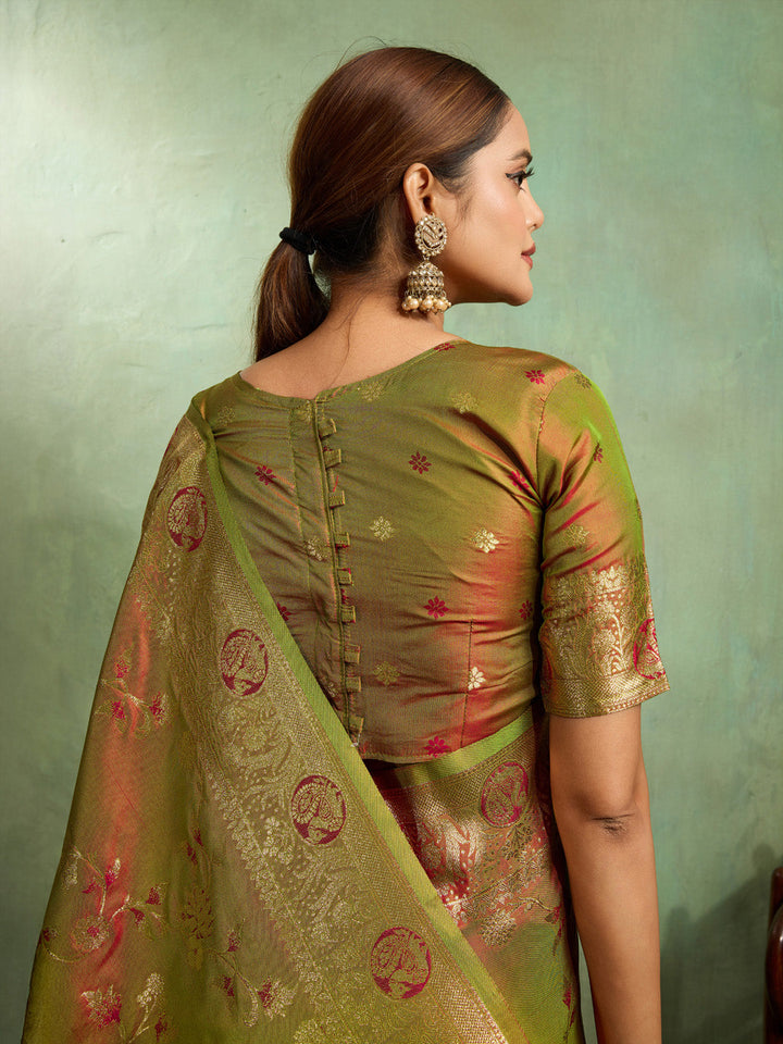 Woven Design Art Silk Saree