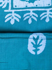 Printed Cotton Blend Unstitched Suit With Dupatta