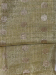 Woven Tissue Unstitched Suit With Dupatta