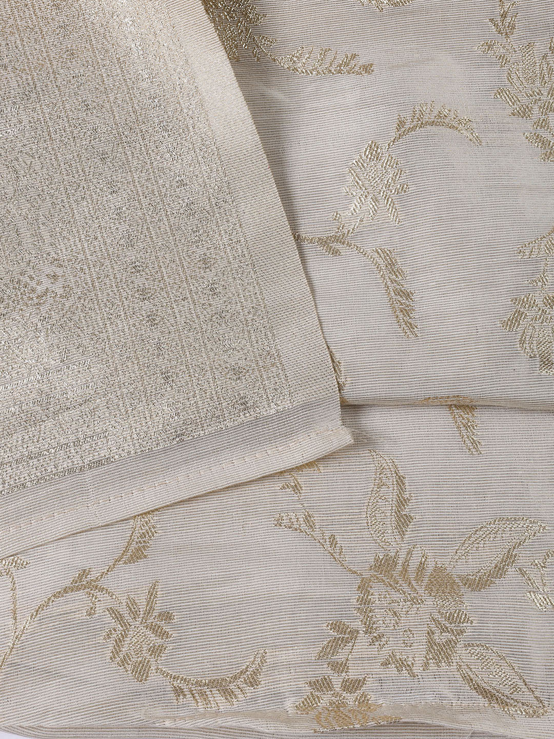 Neck Embroidered Tissue Unstitched Suit Piece With Dupatta