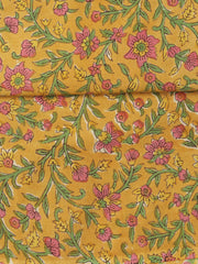 Printed Cotton Blend Unstitched Suit With Dupatta