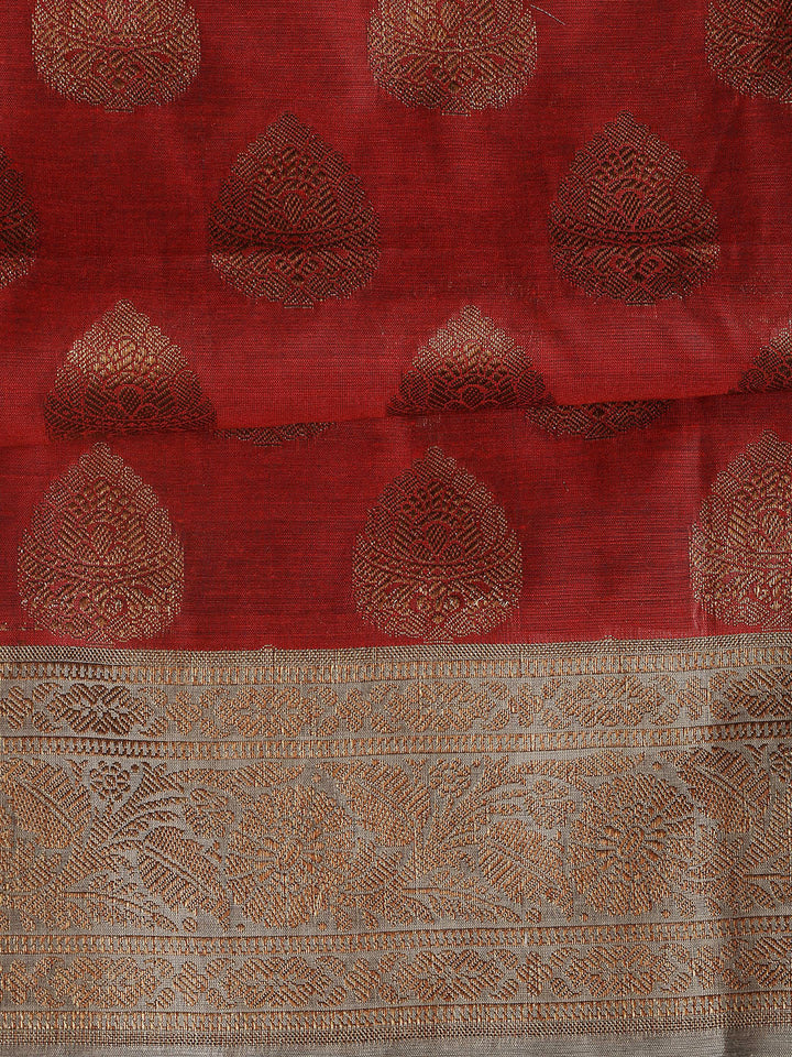 Banarasi Chanderi Unstitched Suit With Dupatta