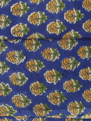Printed Cotton Blend Unstitched Suit With Dupatta