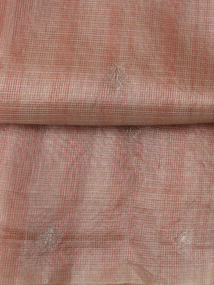 Woven Tissue Unstitched Suit With Dupatta