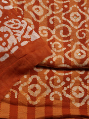 Printed Cotton Blend Unstitched Suit With Dupatta