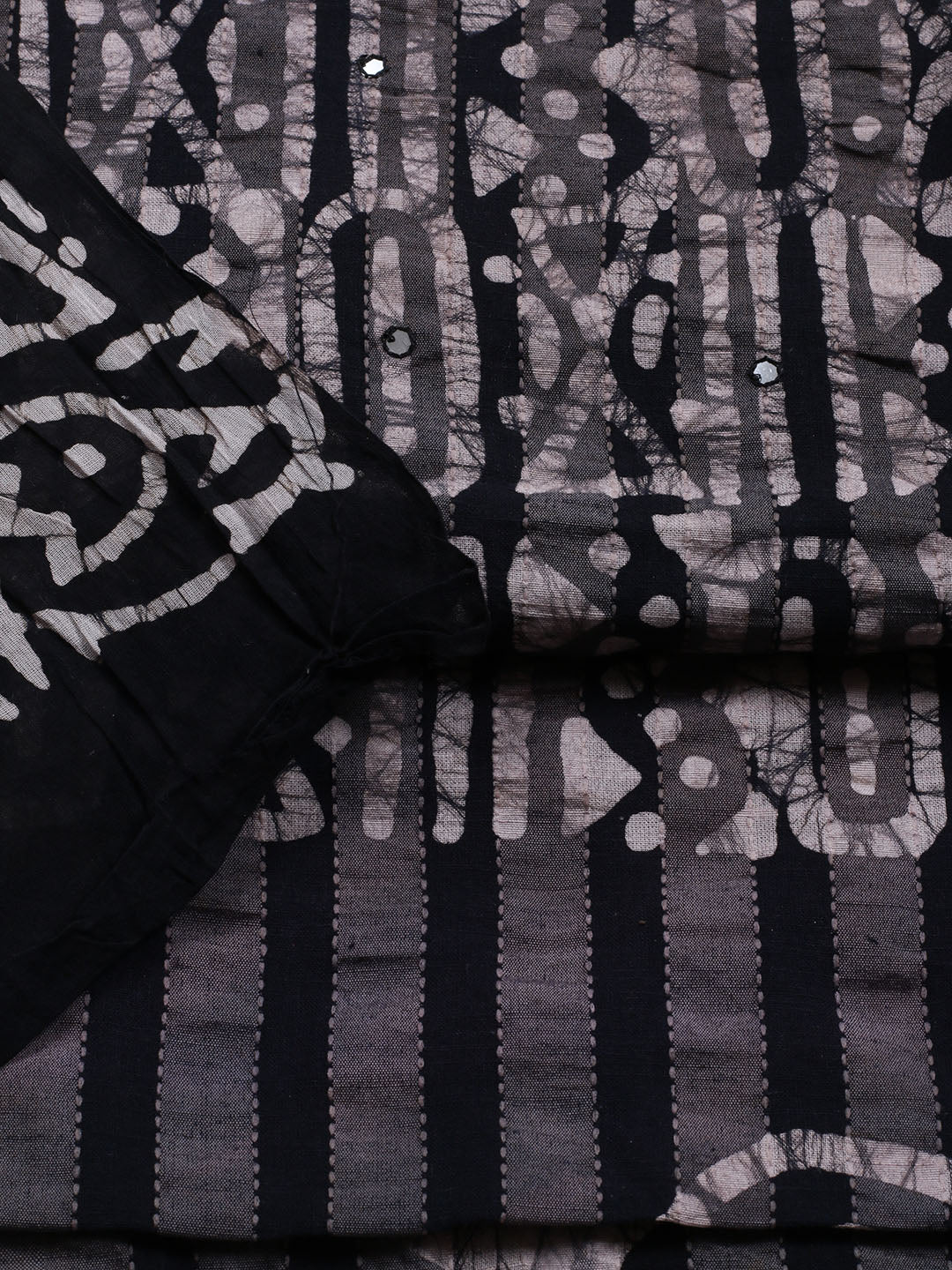 Printed Cotton Blend Unstitched Suit With Dupatta