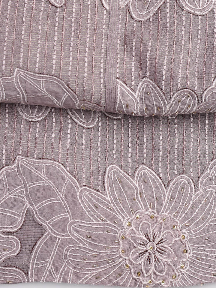 Embroidery Tissue Unstitched Suit With Dupatta