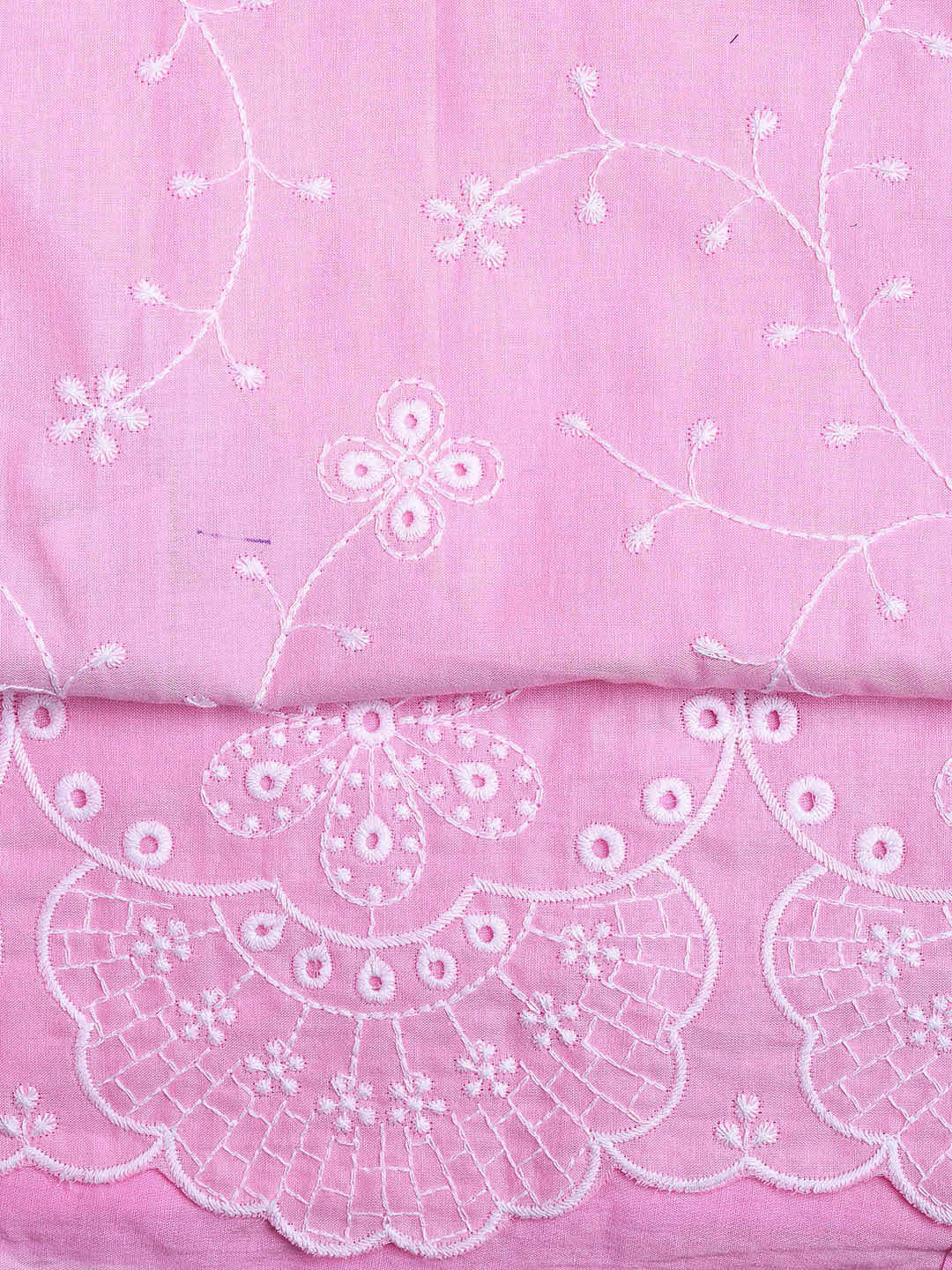 Neck Embroidery Cotton Unstitched Suit With Dupatta