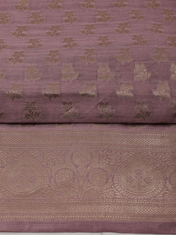 Woven Chanderi Unstitched Suit With Dupatta