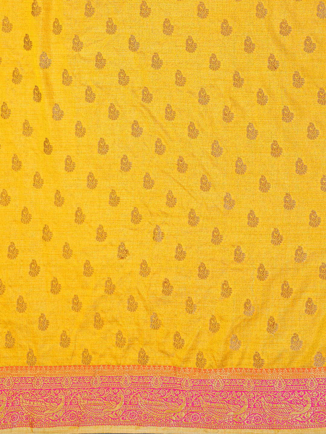 Zari Jaal Cotton Woven Saree