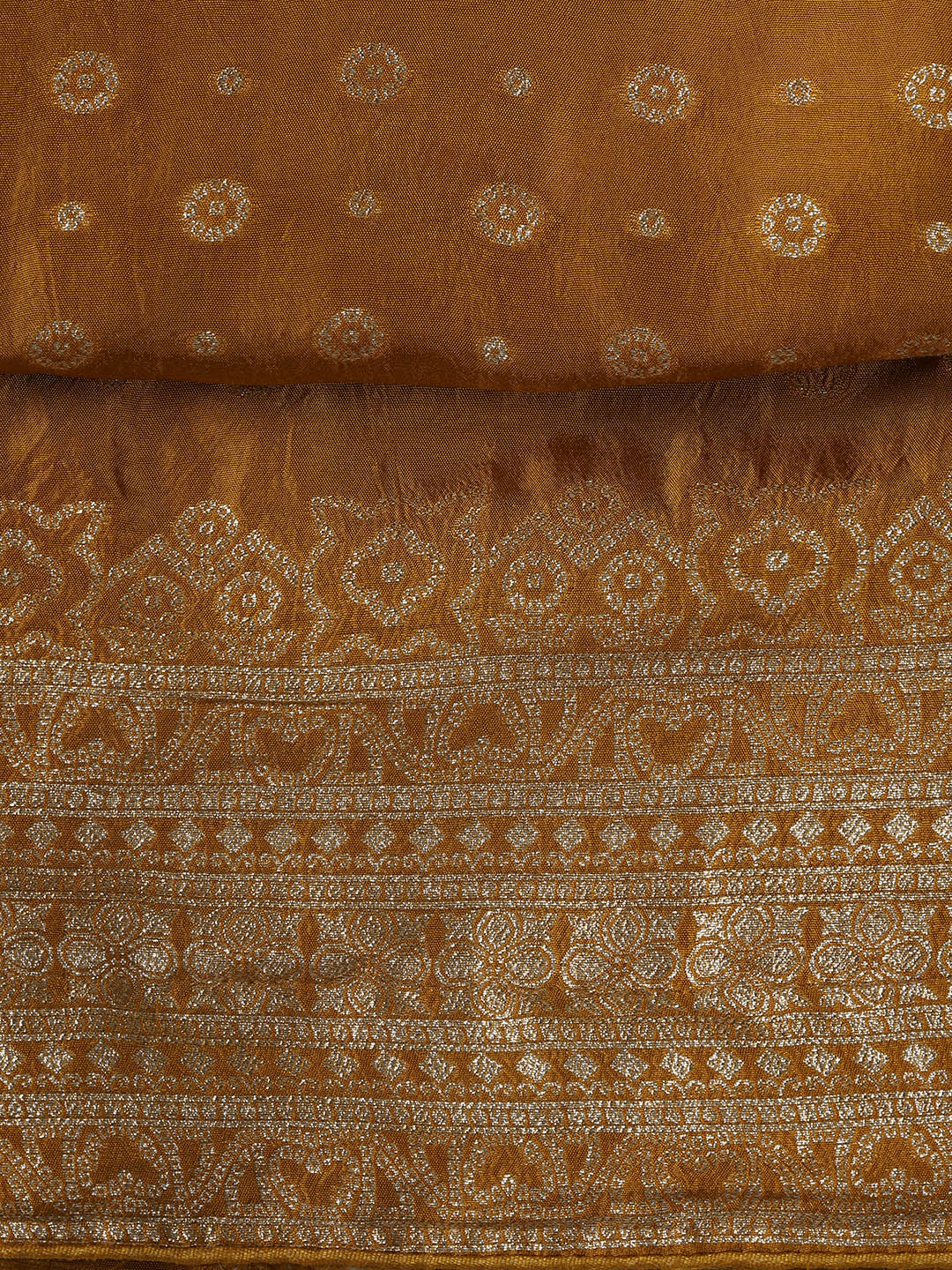 Embroidered Art Silk Unstitched Suit Piece With Dupatta