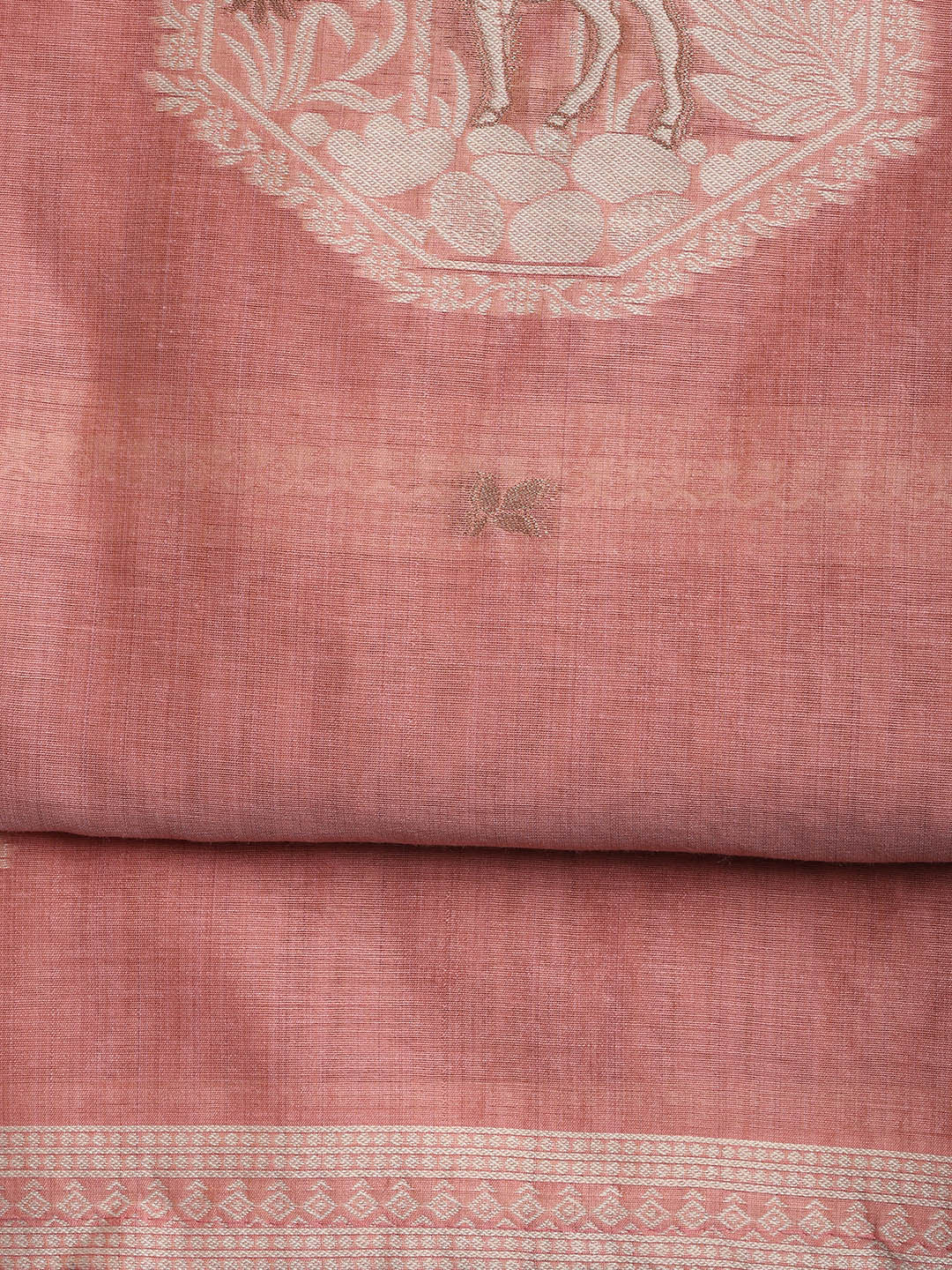 Woven Chanderi Unstitched Suit With Dupatta