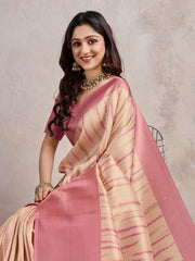 Zari Border Art Silk Woven Saree