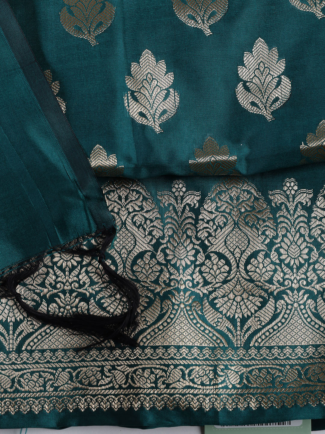 Woven Chanderi Unstitched Suit Piece With Dupatta