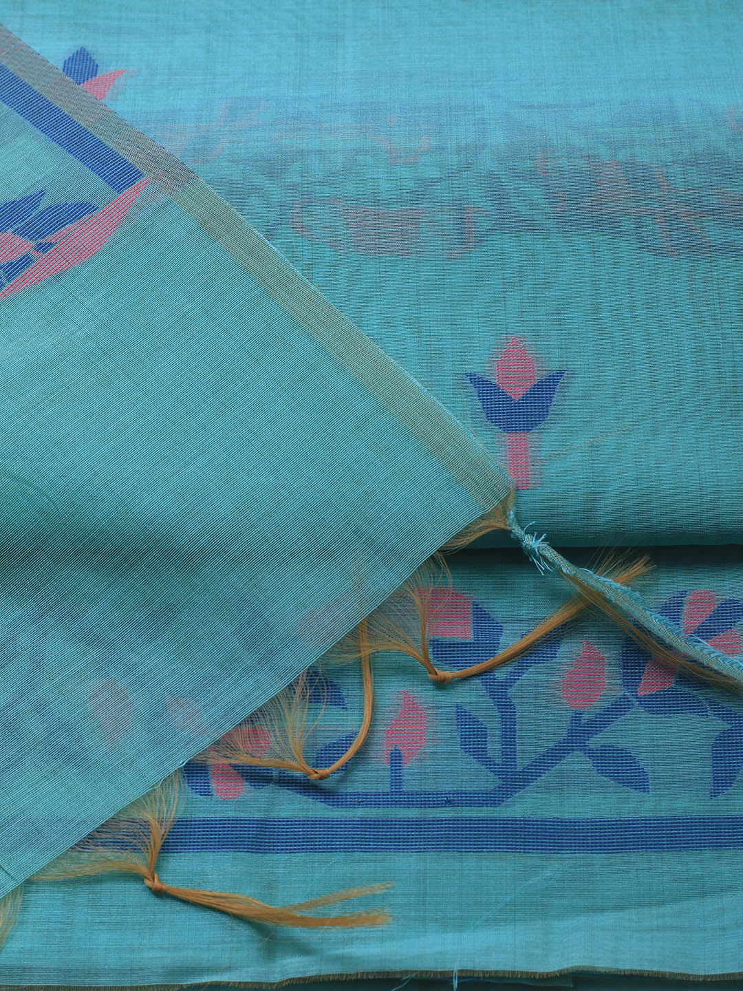 Jamdani Chanderi Unstitched Suit Piece With Dupatta