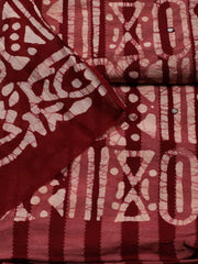 Printed Cotton Blend Unstitched Suit With Dupatta