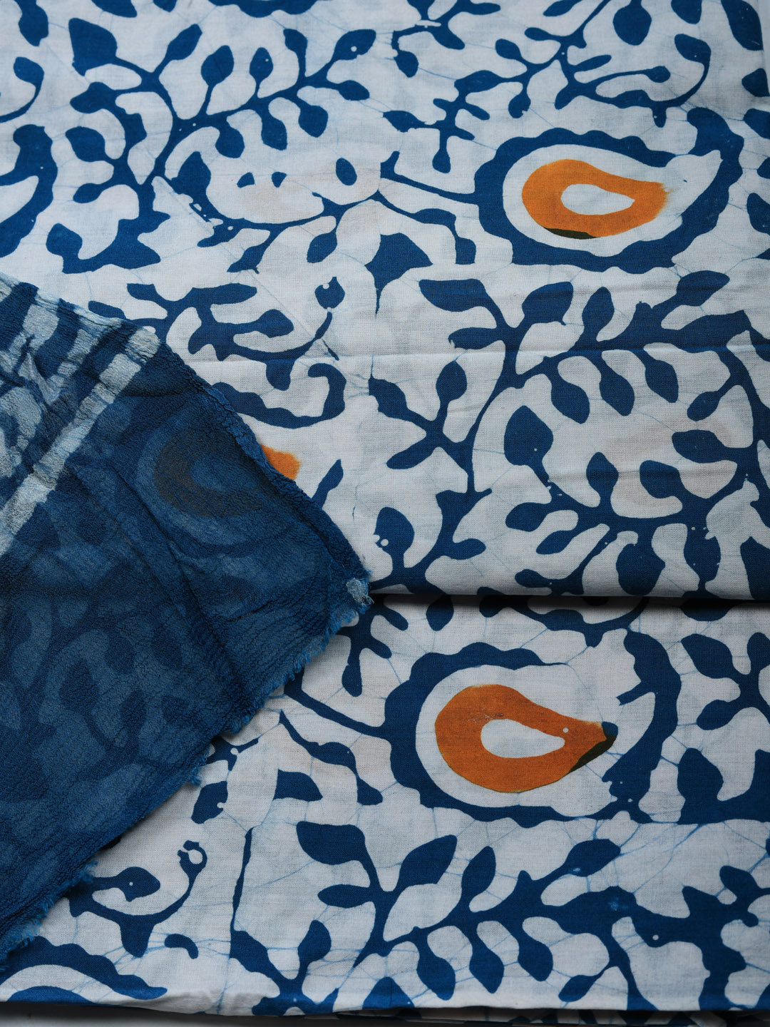 Printed Chanderi Unstitched Suit With Pant &amp; Dupatta