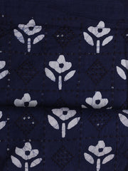 Printed Cotton Blend Unstitched Suit With Dupatta