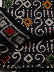 Printed Cotton Blend Unstitched Suit With Dupatta