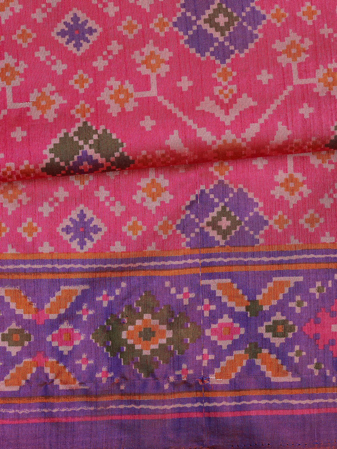 Art Silk Unstitched Suit Piece With Dupatta