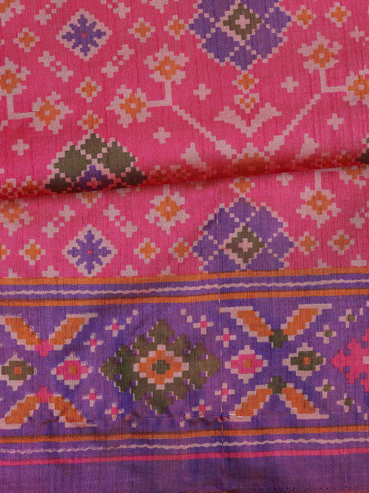 Art Silk Unstitched Suit Piece With Dupatta