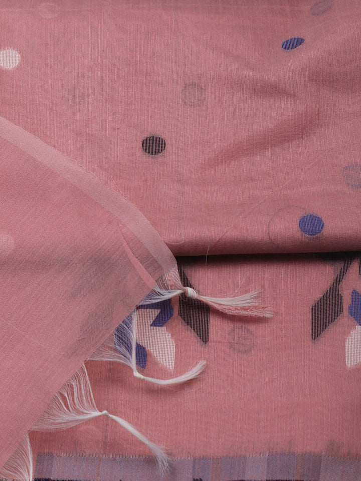 Jamdani Chanderi Unstitched Suit Piece With Dupatta