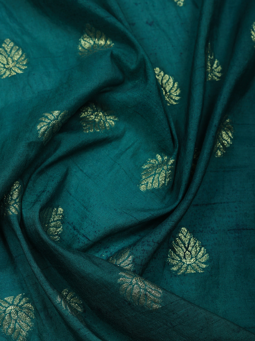 Woven Design Chanderi Unstitched Suit With Pant &amp; Dupatta