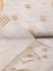 Jamdani Chanderi Unstitched Suit Piece With Dupatta