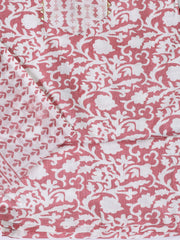 Printed Cotton Blend Unstitched Suit With Dupatta