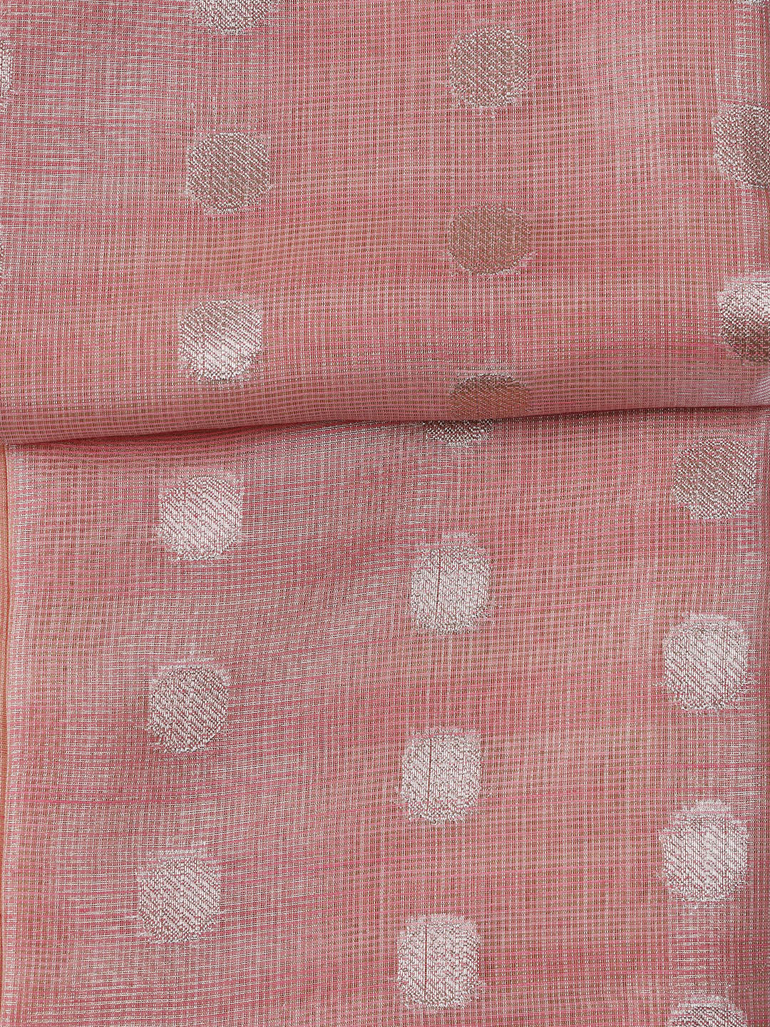Woven Tissue Unstitched Suit With Dupatta