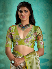 Digital Printed Georgette Saree