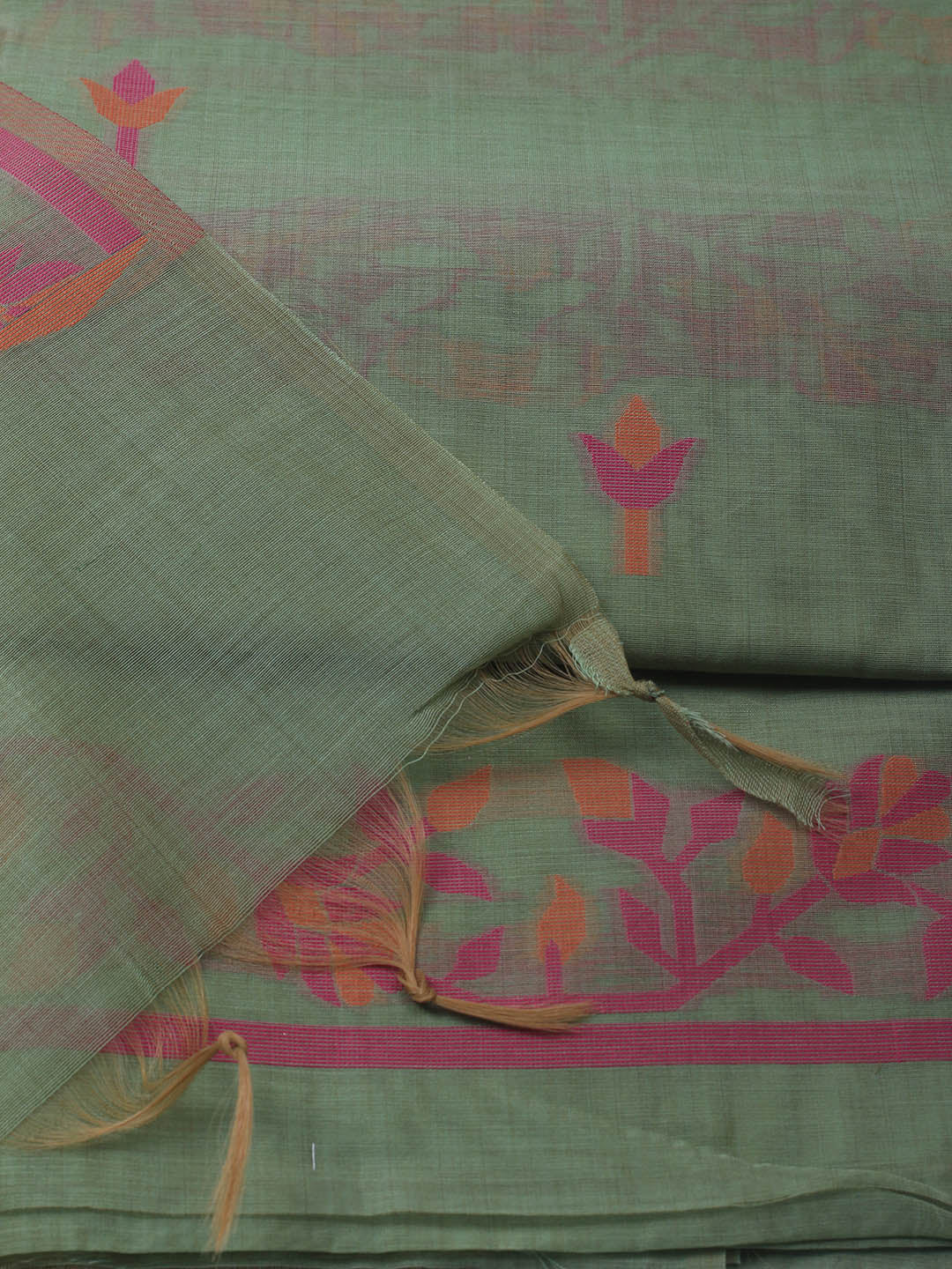 Jamdani Chanderi Unstitched Suit Piece With Dupatta