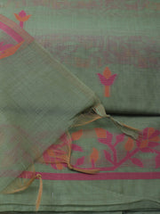 Jamdani Chanderi Unstitched Suit Piece With Dupatta