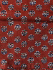 Printed Cotton Blend Unstitched Suit With Dupatta