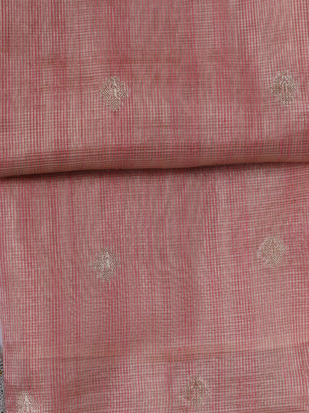 Woven Tissue Unstitched Suit With Dupatta