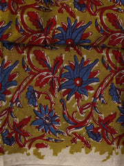 Printed Cotton Blend Unstitched Suit With Dupatta