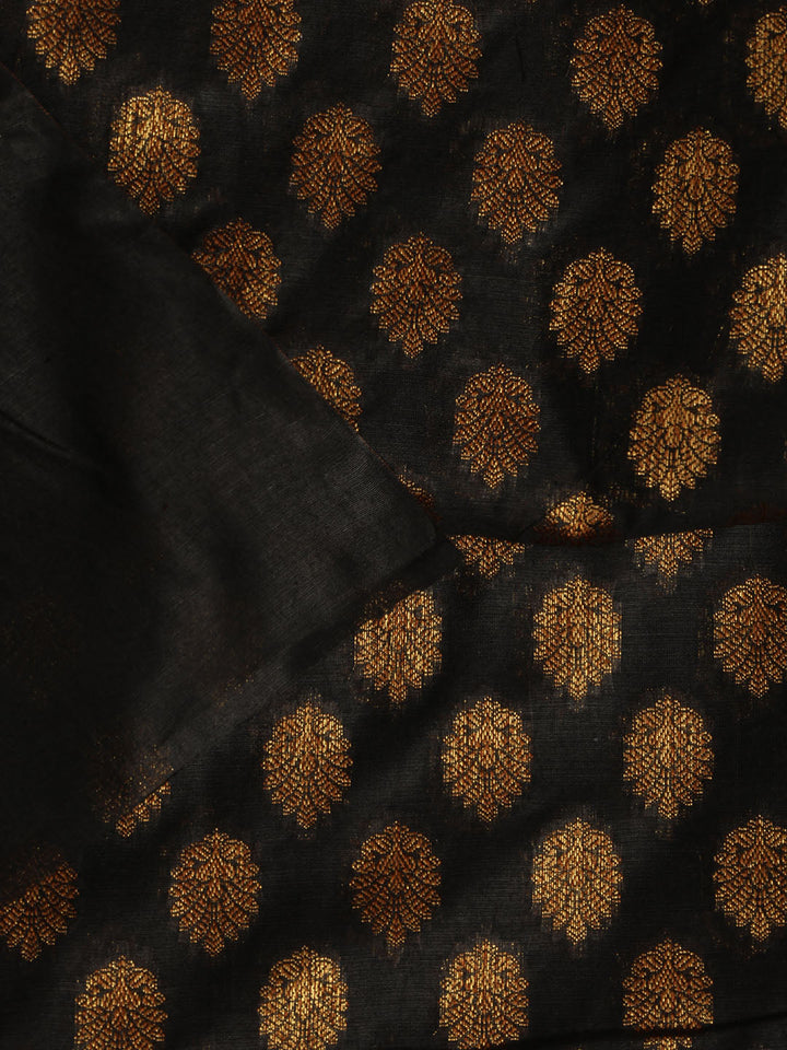 Banarasi Chanderi Unstitched Suit With Dupatta