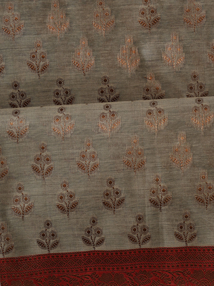 Banarasi Chanderi Unstitched Suit With Dupatta