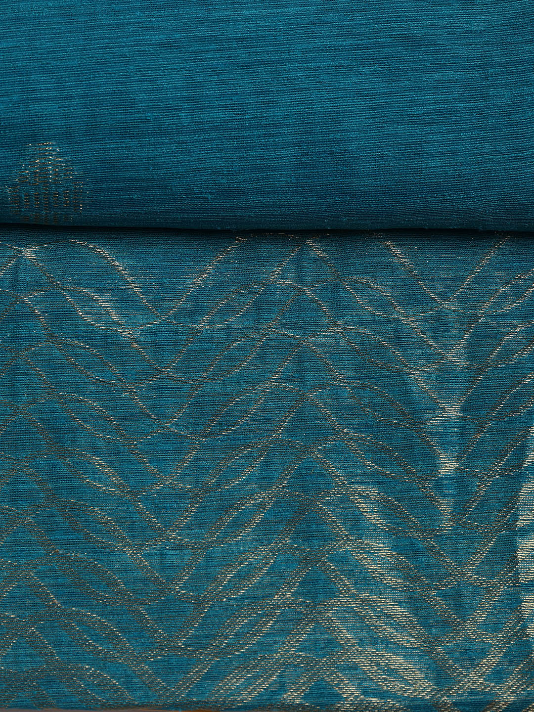 Woven Chanderi Unstitched Suit Piece With Dupatta