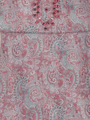 Floral Printed Muslin Unstitched Suit Piece With Dupatta