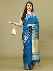 Zari Border Woven Handloom Saree