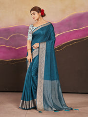 Digital Printed Art Silk Saree