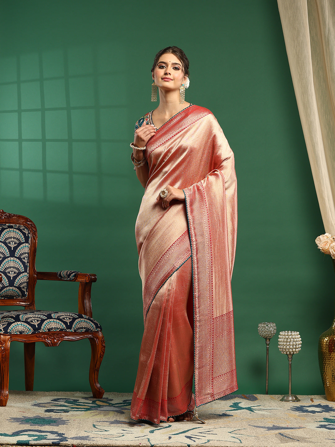 Embroidered Banarasi Saree