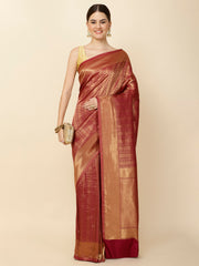 Brocade Zari Jaal Woven Handloom Saree