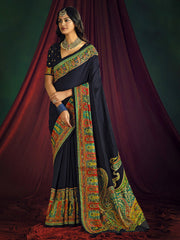 Plain Art Silk Saree