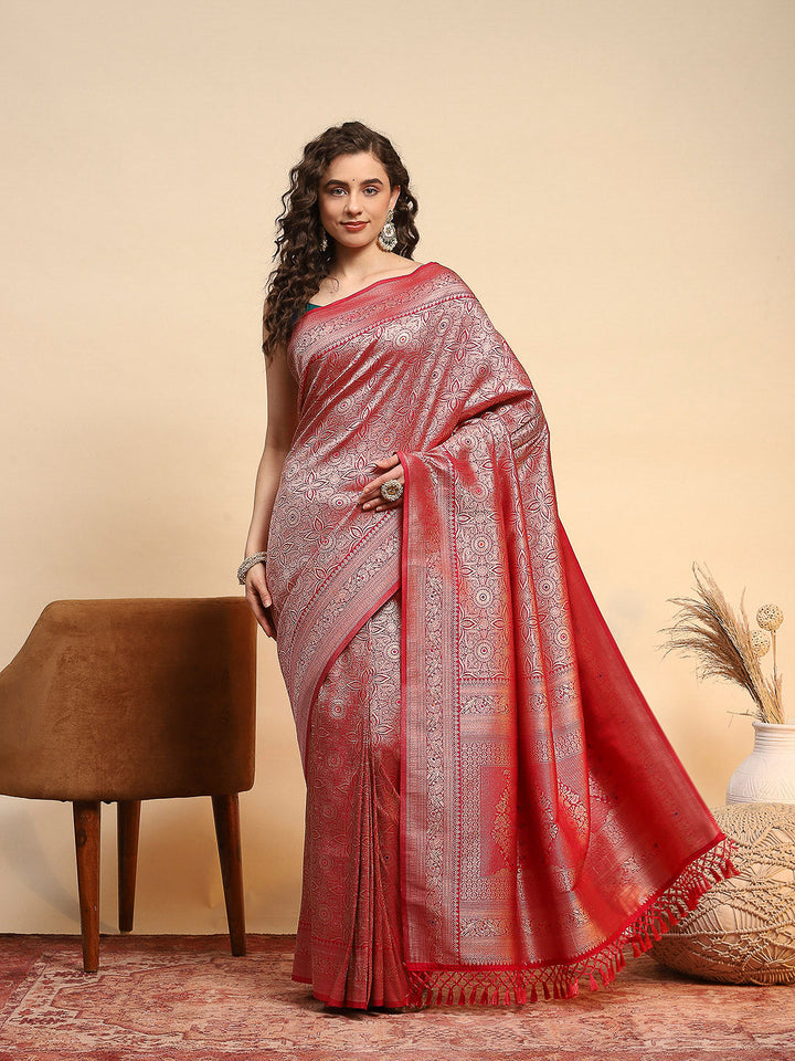 Woven Design Art Silk Saree